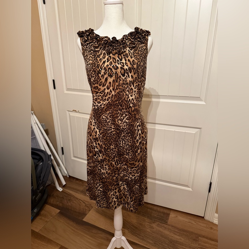 Dress Barn cheetah print dress